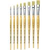 Set 8 pennelli in fibra sintetica DA VINCI - KIT 3529 - linea Scuola e Hobby