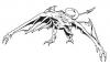 Stencil aerografo "Dragon 4" DRAGO by R.Evans