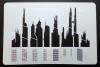 Stencil aerografo 61x96 "Futuristic Cityscape 1" Harder