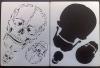 2 Mini stencils aerografo ARTOOL "Horror of Skullmaster-Heads-up