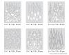 6 Mini Airbrush Stencils ARTOOL "Flame-o-Rama 2" Mini Series