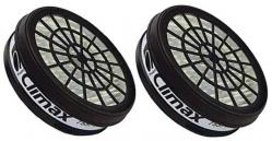 2 Filtri ricambio per polveri fini e tossiche per maschera 755