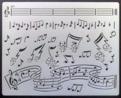 Mini stencil aerografo Artool "FX-3 Musika" by Craig Fraser