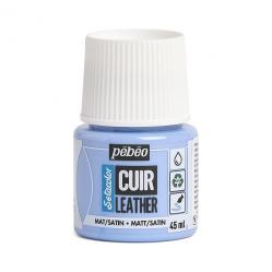 Pebeo Setacolor CUIR LEATHER Colore per pelle 45 ml  ICE BLUE - BLU GHIACCIO