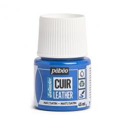Pebeo Setacolor CUIR LEATHER Colore per pelle 45 ml  OCEAN BLUE - BLU OCEANO
