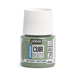 Pebeo Setacolor CUIR LEATHER Colore per pelle 45 ml  MATCHA GREEN