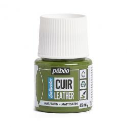 Pebeo Setacolor CUIR LEATHER Colore per pelle 45 ml  KHAKI GREEN - VERDE KHAKI