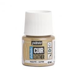 Pebeo Setacolor CUIR LEATHER Colore per pelle 45 ml  GLITTER GOLD - GLITTER ORO