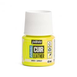 Pebeo Setacolor CUIR LEATHER Colore per pelle 45 ml  FLUORESCENT YELLOW - GIALLO FLUO