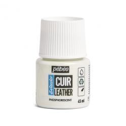 Pebeo Setacolor CUIR LEATHER Colore per pelle 45 ml  PHOSPHORESCENT - FOSFORESCENTE