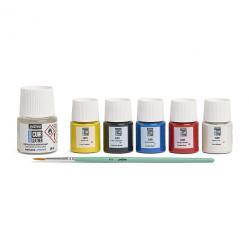 Pebeo Setacolor CUIR LEATHER Colore per pelle STARTER KIT 1