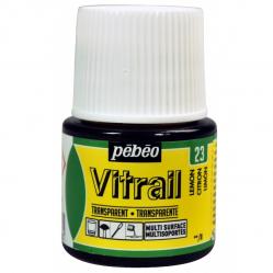 Pebeo Vitrail Colore per vetro 45 ml LEMON - GIALLO LIMONE