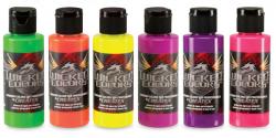 Createx Wicked Colors kit 6 colori Fluorescenti aerografo