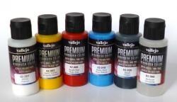 Kit Vallejo PREMIUM RC - 5 colori COPRENTI PRIMARI + 1 Reducer