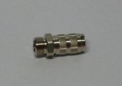 Attacco rapido femmina di 2.7 mm con attacco da 1/8"