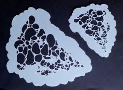 3 Stencils aerografo WoW Bubble - Bolle