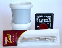 Kit completo per tecnica da spolvero - Pinstriping