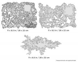3 Stencils aerografo Artool Texture FX Set