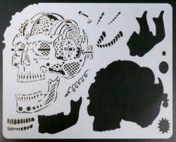 Mini stencil aerografo ARTOOL "Steam Driven - Sprung" by Craig Fraser