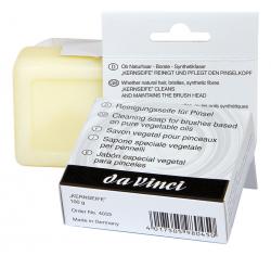 Sapone speciale vegetale DA VINCI per pennelli -100 gr