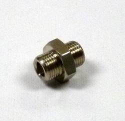 Adattatore Nipplo BD-A2 maschio/maschio 1/8" - 1/8" per tubo aria