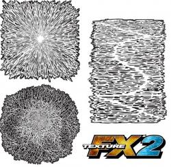 3 Stencils aerografo ARTOOL "Texture FX2"