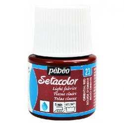 Pebeo Setacolor LIGHT FABRICS Colore per tessuti chiari 45 ml  ORIENTAL RED - ROSSO ORIENTALE