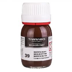 TARRAGO Sneakers Paint Colore per pelle e tessuto 25 ml  MEDIUM BROWN - MARRONE MEDIO