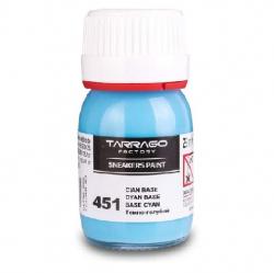 TARRAGO Sneakers Paint Colore per pelle e tessuto 25 ml CYAN BLUE - BLU CIANO