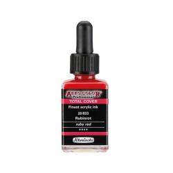 AERO COLOR TOTAL COVER Schmincke 28 ml colore aerografo 833 RUBY RED