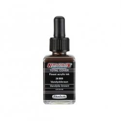 AERO COLOR TOTAL COVER Schmincke 28 ml colore aerografo 869 VANDYKE BROWN