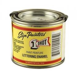 1-Shot Lettering Enamel vernice pinstriping 118 ml BLACK