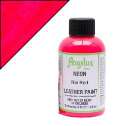 ANGELUS Colore per pelle e tessuto 120C NEON RIO RED 118 ML
