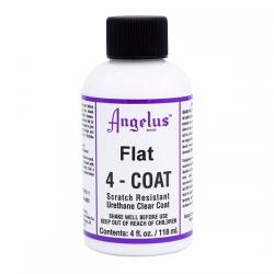 ANGELUS FLAT 4-COAT - finale trasparente  - 118 ML