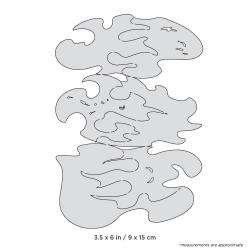 6 Stencils aerografo ARTOOL"True Fire"Nano series M. Lavallee