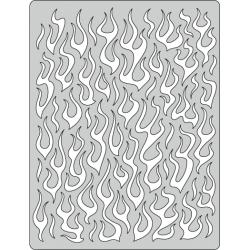 Stencil aerografo Artool Flame o Rama 2 "Flamgasm"