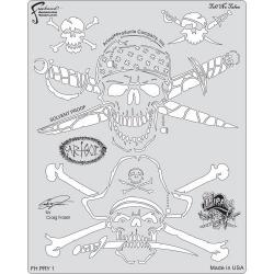 Stencil aerografo ARTOOL Piracy "Tell No Tales" by Fraser