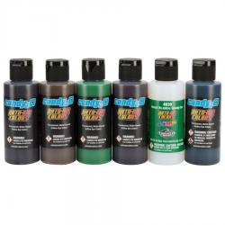 AutoAir Candy2o Kit PRIMARY 5 colori aerografo + 1 diluente da 60 ML