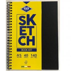 Sketch BOOK ART per disegno A5 - 140 G/MQ