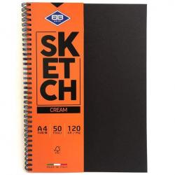 Sketch CREAM per disegno A4 - 120 G/MQ