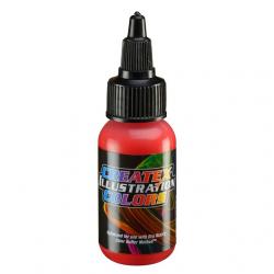 Illustration Colors - colore coprente aerografo 5073 OPAQUE RED - ROSSO 30 ML