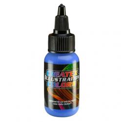 Illustration Colors - colore coprente aerografo 5074 OPAQUE LIGHT BLUE - BLU CHIARO 30 ML