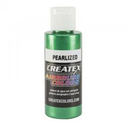 CREATEX 60 ML Colore perlato aerografo 5305 PEARL GREEN - VERDE