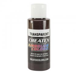 CREATEX 60 ML Colore trasparente aerografo 5128 DARK BROWN - MARRONE SCURO