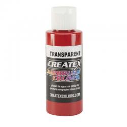 CREATEX 60 ML Colore trasparente aerografo 5137 CRIMSON - ROSSO CREMISI