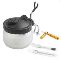 "CLEAN POT 2" Stazione di pulizia per aerografo con accessori