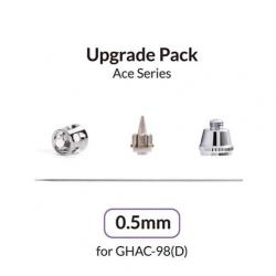 Kit completo 0.5 mm ago, duse e puntale per aerografo Gaahleri GHAC-98D GHAC-98