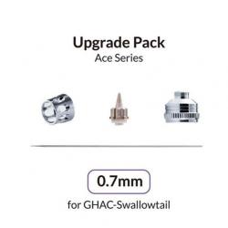 Kit completo 0.7 mm ago, duse e puntale per aerografo Gaahleri Swallowtail