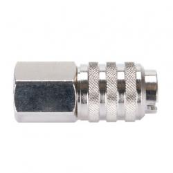 Attacco rapido femmina 5 mm + femmina 1/4"