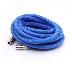 Tubo aria telato 3 m Harder & Steenbeck attacco rapido per aerografo e compressore